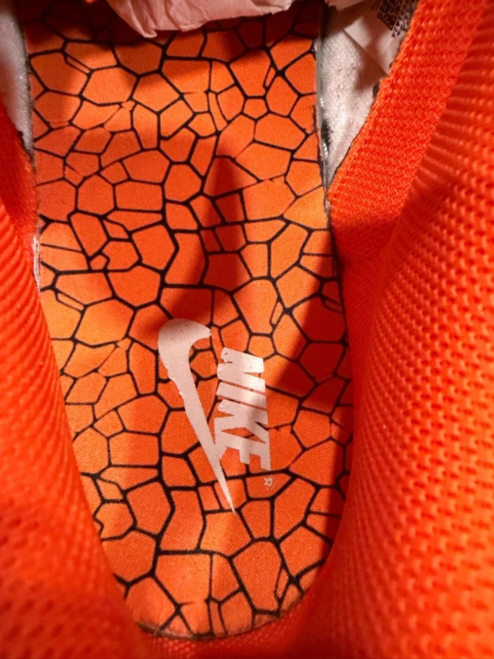 Nike Dunk Low Total Orange Light Bone Safety Laser (Women's) size 11 - Picture 9 of 11